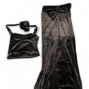 velvet garage two piece set